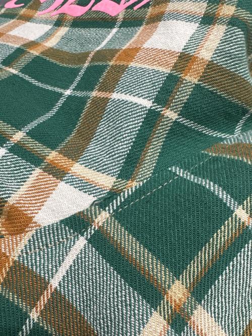 CHROME HEARTS（クロムハーツ）CHROME HEARTS (クロムハーツ) CH FLANNEL SHIRTS グリーン サイズ:Mの古着・服飾アイテム