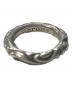 中古・古着 CHROME HEARTS (クロムハーツ) SCROLL BAND RING サイズ:19：80000円