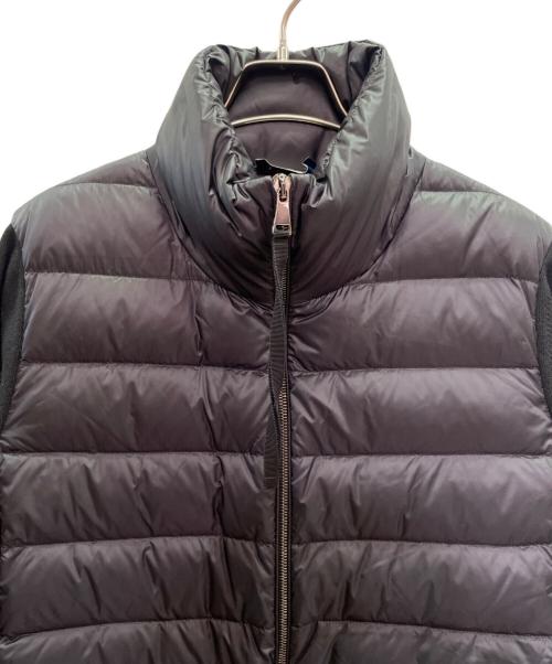 MONCLER（モンクレール）MONCLER (モンクレール) ニット切替ダウンジャケット ブラック サイズ:Ｌの古着・服飾アイテム