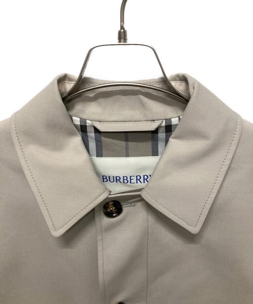 BURBERRY（バーバリー）BURBERRY (バーバリー) 25SS Medium Car Coat/ステンカラーコート ライトグレー サイズ:50の古着・服飾アイテム