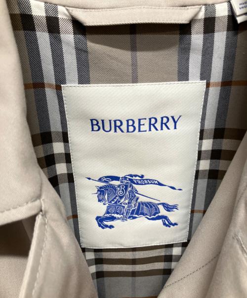 BURBERRY（バーバリー）BURBERRY (バーバリー) 25SS Medium Car Coat/ステンカラーコート ライトグレー サイズ:50の古着・服飾アイテム