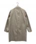 BURBERRY (バーバリー) 25SS Medium Car Coat/ステンカラーコート ライトグレー サイズ:50：90000円
