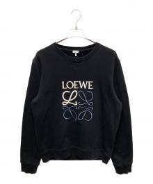 LOEWE（ロエベ）の古着「LOEWE Anagram Logo Cotton Sweatshirt/アナグラムロゴスウェット」｜ブラック