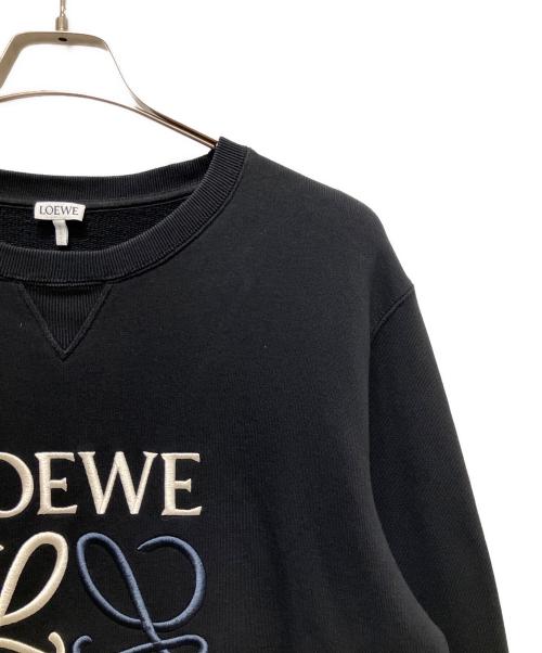 LOEWE（ロエベ）LOEWE (ロエベ) LOEWE Anagram Logo Cotton Sweatshirt/アナグラムロゴスウェット ブラック サイズ:XLの古着・服飾アイテム