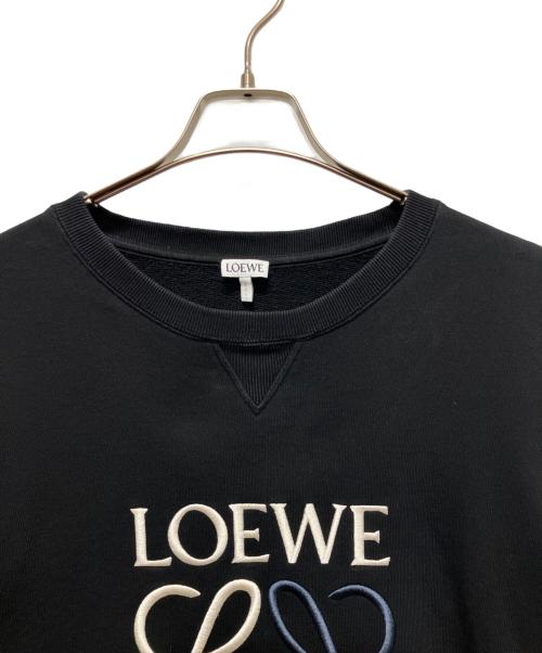 LOEWE（ロエベ）LOEWE (ロエベ) LOEWE Anagram Logo Cotton Sweatshirt/アナグラムロゴスウェット ブラック サイズ:XLの古着・服飾アイテム