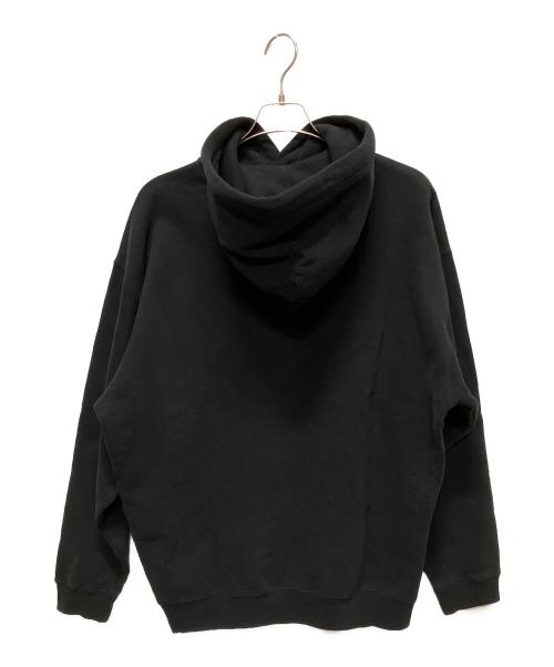 BALENCIAGA（バレンシアガ）BALENCIAGA (バレンシアガ) Balenciaga Logo Hoodie/BBロゴ刺繍プルオーバーパーカー/ロゴパーカー ブラック サイズ:Mの古着・服飾アイテム