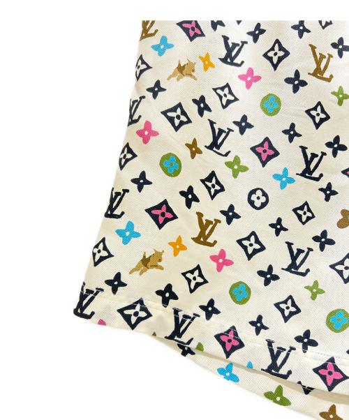 LOUIS VUITTON（ルイ ヴィトン）LOUIS VUITTON (ルイ ヴィトン) Monogram Printed Silk Shorts/RM242MM MEL HRP32W ベージュ×マルチ サイズ:48の古着・服飾アイテム