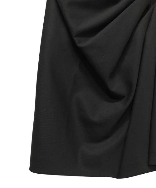 LOEWE（ロエベ）LOEWE (ロエベ) ギャザースカート ブラック サイズ:36 未使用品の古着・服飾アイテム