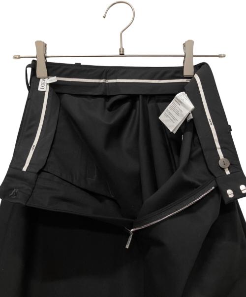 LOEWE（ロエベ）LOEWE (ロエベ) ギャザースカート ブラック サイズ:36 未使用品の古着・服飾アイテム