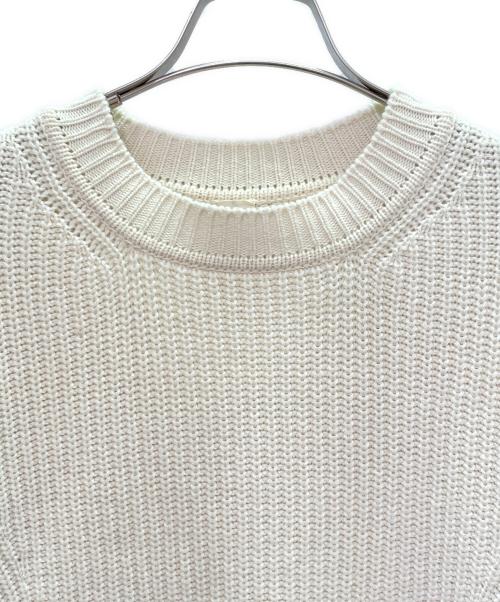 HERMES（エルメス）HERMES (エルメス) カシミヤ混セリエクルーネックニット ベージュ サイズ:36の古着・服飾アイテム