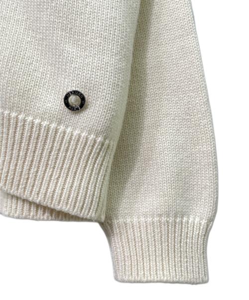 HERMES（エルメス）HERMES (エルメス) カシミヤ混セリエクルーネックニット ベージュ サイズ:36の古着・服飾アイテム