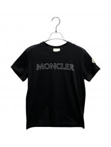 MONCLER（モンクレール）の古着「ロゴTシャツ」｜ブラック