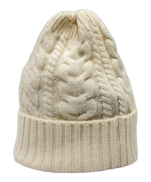 MONCLER（モンクレール）MONCLER (モンクレール) ロゴニットキャップ　	H20939Z70301 ベージュの古着・服飾アイテム