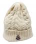 MONCLER（モンクレール）の古着「ロゴニットキャップ　	H20939Z70301」｜ベージュ
