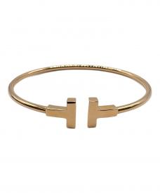 TIFFANY & Co.ティファニー）の古着「Tワイヤーブレスレット　K18PG(750)　8.8g」