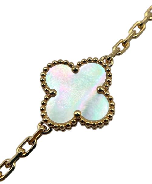 VAN CLEEF & ARPELS（ヴァンクリーフ＆アーペル）VAN CLEEF & ARPELS (ヴァンクリーフ＆アーペル) Vintage Alhambra Bracelet Shell ヴィンテージルハンブラ5Pシェルブレスレット サイズ:ヴィンテージの古着・服飾アイテム