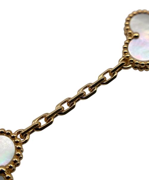 VAN CLEEF & ARPELS（ヴァンクリーフ＆アーペル）VAN CLEEF & ARPELS (ヴァンクリーフ＆アーペル) Vintage Alhambra Bracelet Shell ヴィンテージルハンブラ5Pシェルブレスレット サイズ:ヴィンテージの古着・服飾アイテム