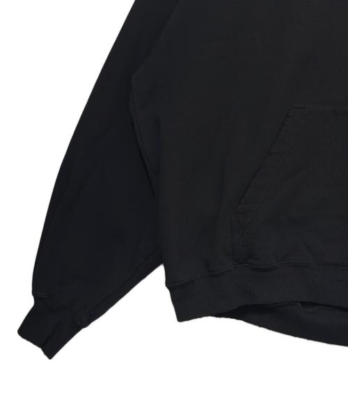 BALENCIAGA（バレンシアガ）BALENCIAGA (バレンシアガ) デストロイ加工プルオーバーパーカー ブラック サイズ:Sの古着・服飾アイテム