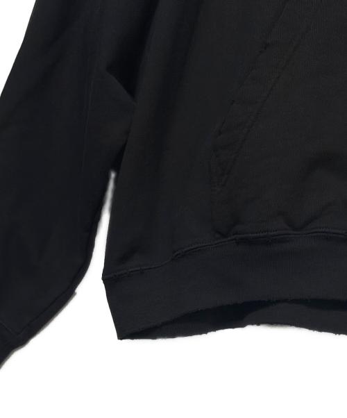 BALENCIAGA（バレンシアガ）BALENCIAGA (バレンシアガ) デストロイ加工プルオーバーパーカー ブラック サイズ:Sの古着・服飾アイテム
