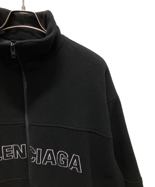 BALENCIAGA（バレンシアガ）BALENCIAGA (バレンシアガ) FLEECE TRACKSUIT JACKET(フリーストラックスーツジャケット) ブラック サイズ:44の古着・服飾アイテム