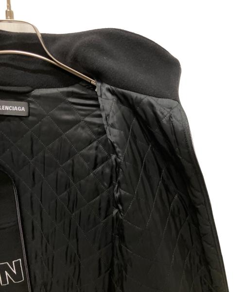BALENCIAGA（バレンシアガ）BALENCIAGA (バレンシアガ) FLEECE TRACKSUIT JACKET(フリーストラックスーツジャケット) ブラック サイズ:44の古着・服飾アイテム
