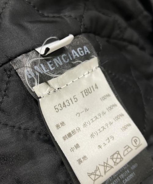 BALENCIAGA（バレンシアガ）BALENCIAGA (バレンシアガ) FLEECE TRACKSUIT JACKET(フリーストラックスーツジャケット) ブラック サイズ:44の古着・服飾アイテム