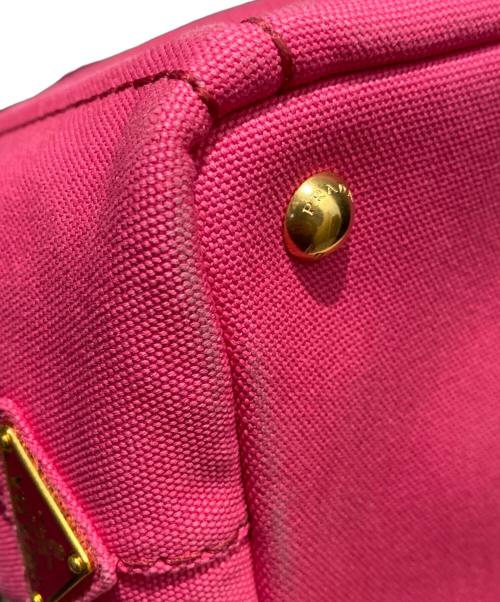 PRADA（プラダ）PRADA (プラダ) カナパミニ ハンドバッグ ピンクの古着・服飾アイテム
