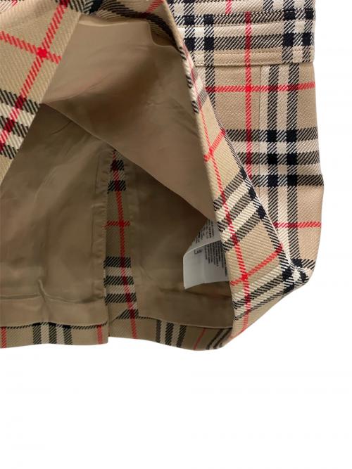 BURBERRY（バーバリー）BURBERRY (バーバリー) ノバチェックタイトスカート ベージュ サイズ:36の古着・服飾アイテム