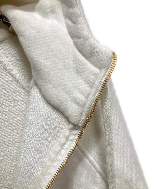 GUCCI（グッチ）GUCCI (グッチ) DISNEY (ディズニー) Half-Zip Logo Sweatshirt/ドナルドハーフジップパーカー ホワイト サイズ:Sの古着・服飾アイテム