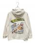 GUCCI (グッチ) DISNEY (ディズニー) Half-Zip Logo Sweatshirt/ドナルドハーフジップパーカー ホワイト サイズ:S：40000円