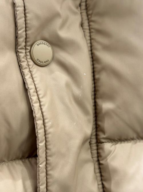 BURBERRY（バーバリー）BURBERRY (バーバリー) Halsbyノバチェックフードダウンジャケット ベージュ サイズ:Ｍの古着・服飾アイテム