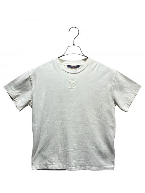LOUIS VUITTON（ルイ ヴィトン）LOUIS VUITTON (ルイ ヴィトン) エンボスLVロゴ インサイドアウトTシャツ/RM242QDT3HNY55W アイボリー サイズ:XSの古着・服飾アイテム