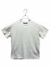 LOUIS VUITTON（ルイ ヴィトン）の古着「エンボスLVロゴ インサイドアウトTシャツ/RM242QDT3HNY55W」｜アイボリー