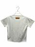 LOUIS VUITTON (ルイ ヴィトン) エンボスLVロゴ インサイドアウトTシャツ/RM242QDT3HNY55W アイボリー サイズ:XS：55000円