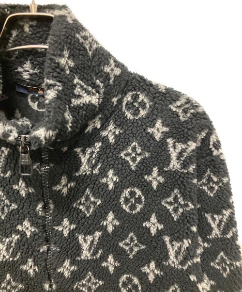 LOUIS VUITTON（ルイ ヴィトン）LOUIS VUITTON (ルイ ヴィトン) モノグラムボアフリースジャケット　RM201MTCMHIY04W ブラック サイズ:XSの古着・服飾アイテム
