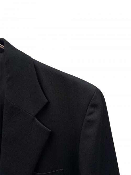 Yohji Yamamoto pour homme（ヨウジヤマモト プールオム）Yohji Yamamoto pour homme (ヨウジヤマモト プールオム) 刺繍ジャケット/テーラードジャケット/シングル/ジャケット ブラック サイズ:3の古着・服飾アイテム