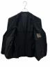 中古・古着 Yohji Yamamoto pour homme (ヨウジヤマモト プールオム) 刺繍ジャケット/テーラードジャケット/シングル/ジャケット ブラック サイズ:3：130000円