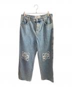 LOEWEロエベ）の古着「アナグラムバギージーンズ」｜ブルー