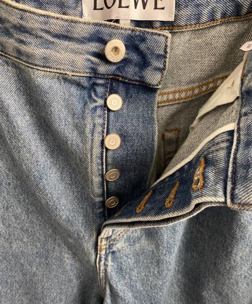 LOEWE（ロエベ）LOEWE (ロエベ) アナグラムバギージーンズ ブルー サイズ:50の古着・服飾アイテム
