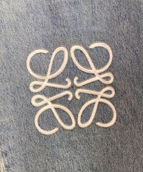 LOEWE（ロエベ）LOEWE (ロエベ) アナグラムバギージーンズ ブルー サイズ:50の古着・服飾アイテム