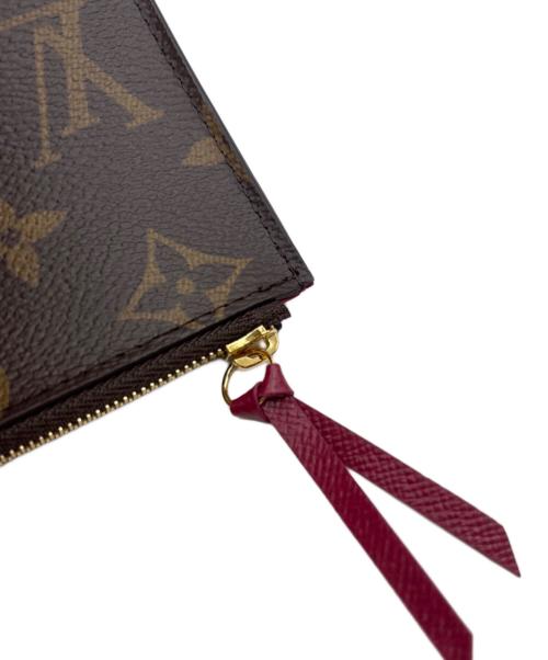 LOUIS VUITTON（ルイ ヴィトン）LOUIS VUITTON (ルイ ヴィトン) Louis Vuitton Victorine Wallet/ポルトフォイユ・ヴィクトリーヌ／ 3つ折り財布 ブラウン×フューシャ サイズ:-の古着・服飾アイテム