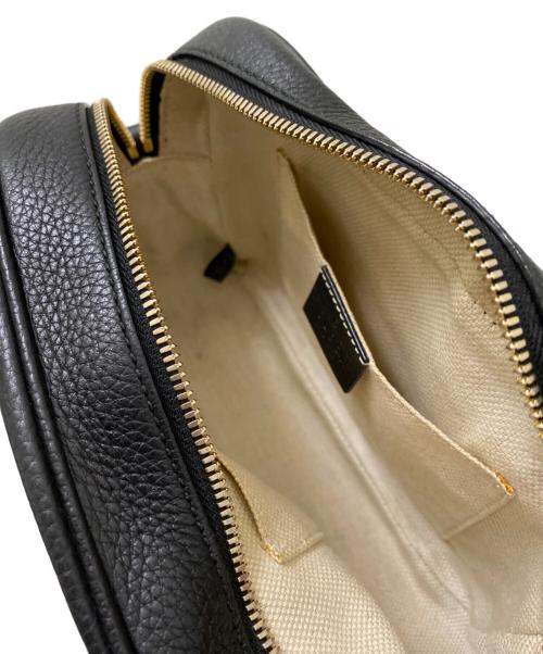 GUCCI（グッチ）GUCCI (グッチ) ソーホー/ショルダーバッグ ブラックの古着・服飾アイテム