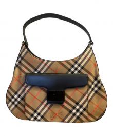 Burberry's（バーバリー）の古着「ノバチェック トートバッグ」｜ベージュ×ブラック