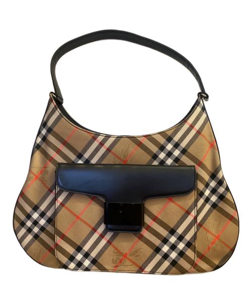 Burberry's（バーバリー）Burberry's (バーバリーズ) ノバチェック トートバッグ ベージュ×ブラックの古着・服飾アイテム