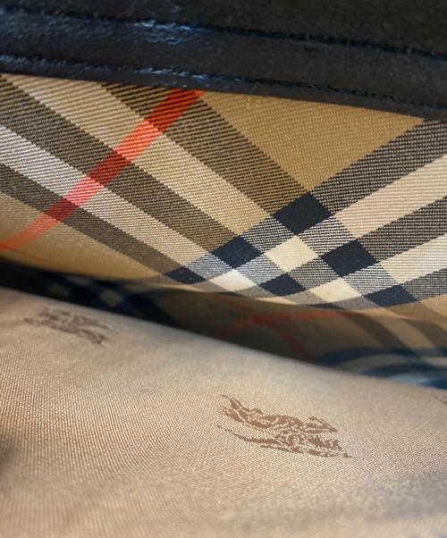 Burberry's（バーバリー）Burberry's (バーバリーズ) ノバチェック トートバッグ ベージュ×ブラックの古着・服飾アイテム