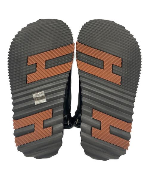 HERMES（エルメス）HERMES (エルメス) ジュニア/レザーサンダル ブラック サイズ:35 1/2の古着・服飾アイテム