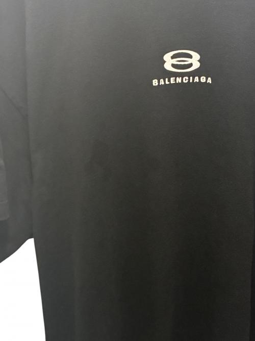 BALENCIAGA（バレンシアガ）BALENCIAGA (バレンシアガ) BALENCIAGA/DECONSTRUCTED UNITY VINTAGEロゴシャツ/768068 TPVG9 ブラック サイズ:3の古着・服飾アイテム