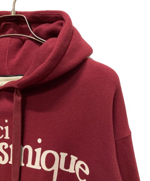 GUCCI（グッチ）GUCCI (グッチ) Gucci GG Logo Hoodie/ロゴパーカー ワインレッド サイズ:Sの古着・服飾アイテム