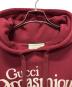 中古・古着 GUCCI (グッチ) Gucci GG Logo Hoodie/ロゴパーカー ワインレッド サイズ:S：38000円