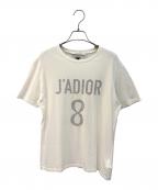Christian Diorクリスチャン ディオール）の古着「J'Adior 8ロゴ 半袖Tシャツ」｜ホワイト
